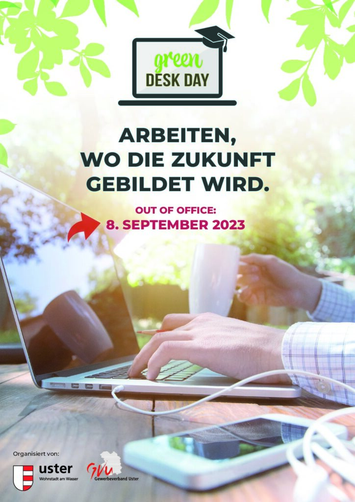 Raus aus dem Office - GREEN-DESK-DAY USTER am 8. September 2023